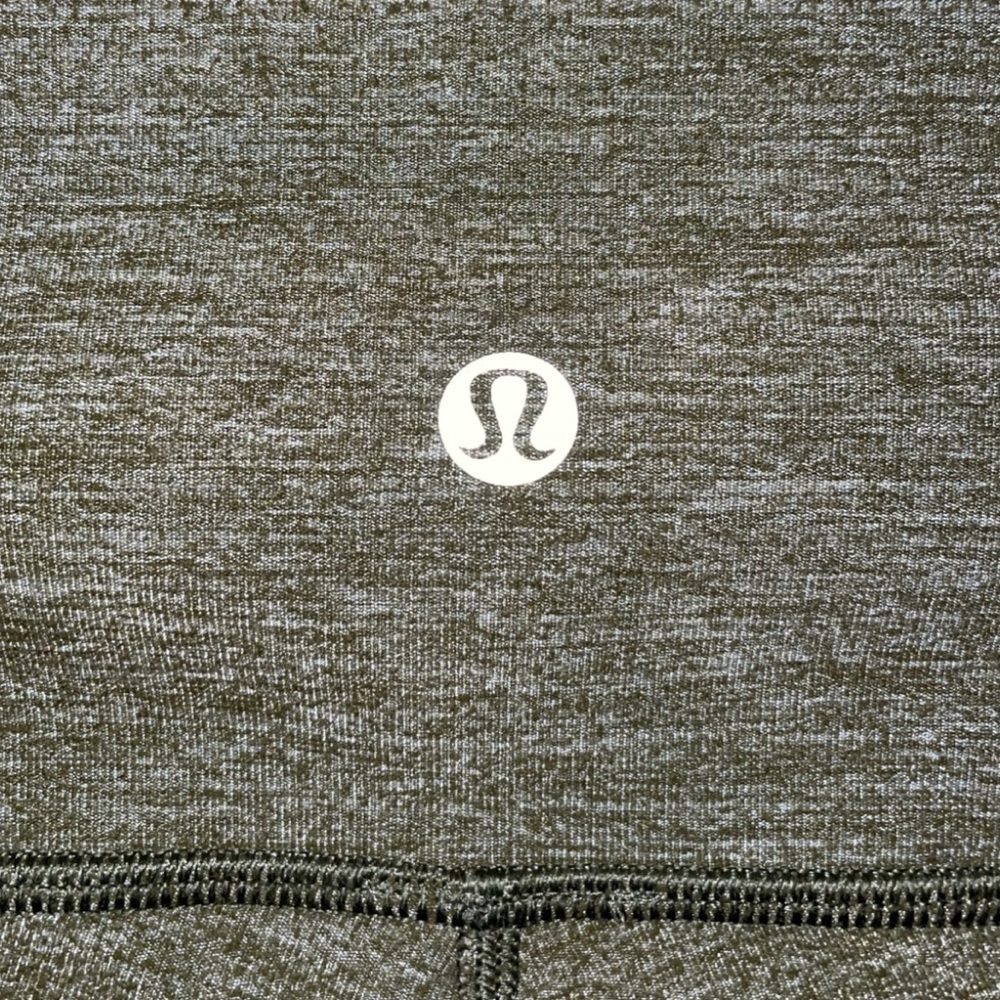 Lululemon Leggings, size 6, soft green/grey color.